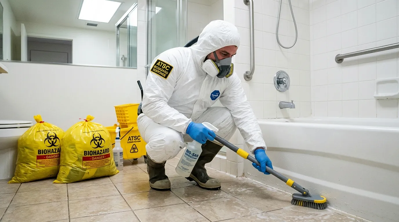 Decontamination equipment deployed for Blood Cleanup in Beachwood